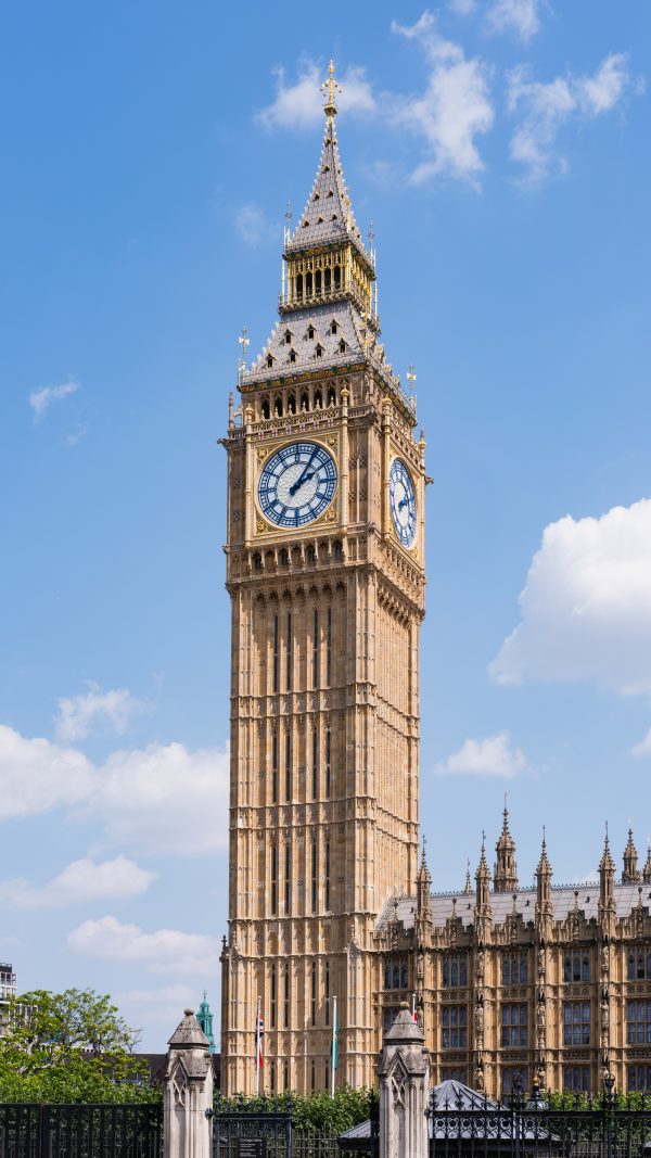 The Elizabeth Tower and Big Ben beside the Houses of Parliament in London The Elizabeth Tower and Big Ben beside the Houses of Parliament in London